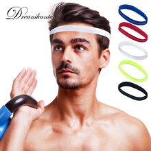 Высокоэластичная повязка на голову для йоги для мужчин и женщин, спортивные аксессуары для бега, бодибилдинга, повязка для волос 2024 - купить недорого