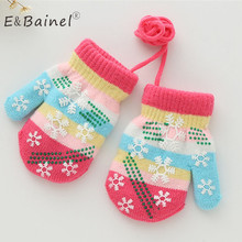 Winter Warm Children Gloves Snowflake Cotton Baby Glove Boy Kids Mittens Print Full Finger Handschoenen Knit Thicken Girl Gloves 2024 - buy cheap