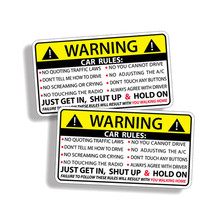 Car Safety Warning Rules Decal PVC Car Sticker Auto Styling Accessories Universal for BMW VW Audi Benz Ford Kia Opel Renault Ram 2024 - buy cheap