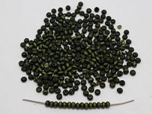 1000 verde oscuro, 4mm, redondo, cuentas de semillas de madera ~ cuentas adoras de madera 2024 - compra barato