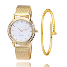 Luxury Women's Watches Crystal Full Steel Gold Watch Reloj Mujer Clock Fashion Watch Ladies Watches Relogio feminino Dourado 2024 - buy cheap