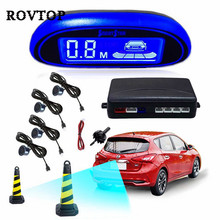 Car Parking Sensors Car Auto Parktronic LED Parking Sensor with 4 Sensors Reverse Backup Parking Radar Monitor Buzzer Detector 2024 - buy cheap