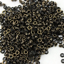 500set  3.5mm 7mm 3.5mm bronze copper eyelets buttons clothes accessory handbag findings metal eyelet Antique Brass 2024 - buy cheap