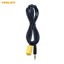 FEELDO Car Stereo Aux input Cable Adaptor 3.5MM Audio Player Radio Cable For Fiat Grande Punto Alfa 159 #4070 2024 - buy cheap