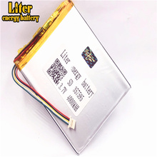 1.0MM 5pin connector 357595 4000mah 3.7V lithium polymer battery for tablet pc rechargeable battery 2024 - buy cheap