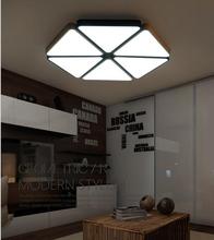 Master bedroom lamp room lamp warm romantic simple modern shaped LED living room lamp black and white combination ceiling lamp 2024 - buy cheap