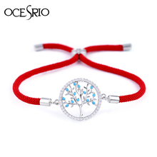 OCESRIO Friends Zircon Tree of Life Bracelet Woman Men Red Thread Couple Bracelets for Lovers lucky charms homme femme brt-a67 2024 - buy cheap