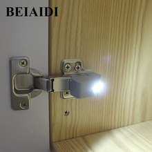 BEIAIDI Inner Hinge LED Sensor Cabinet Light 0.25W Universal Kitchen Cupboard Lighting Induction Closet Wardrobe Led Night Light 2024 - buy cheap