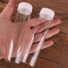 24pcs 30*120mm 60ml Transparent Glass perfume Spice Bottles with White Plastic Screw Cap Tiny Jar Vials DIY Craft 2024 - buy cheap