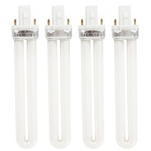 MAKARTT 4Pcs/Lot 9W UV Lamp Tubes Professional U shaped Nail Art supply for Nail Dryer UV Lamp Gel Curing UV E0197 2024 - buy cheap