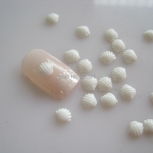 RC186-2 en forma de concha blanca para decoración de uñas, 30 Uds. 2024 - compra barato