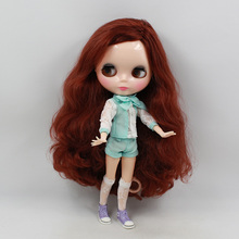 C14 красная кукла телесного цвета с длинными волосами, Заводская кукла, подходит для самостоятельной смены BJD Игрушки для девочек 2024 - купить недорого