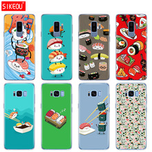 Funda para Samsung de silicona Galaxy S9 S8 S7 S6 edge S5 S4 S3 PLUS funda de teléfono cocina Japonesa Sushi food 2024 - compra barato