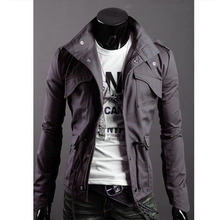 Faroonee Men's Autumn Bomber Jacket Long Sleeve Multi Pockets Jacket Casual Sportwear Coat Zipper Coat Hoodies Jackets Coat 2024 - buy cheap