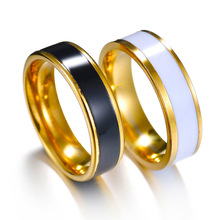 Anéis de aço inoxidável fofos misturados, 20 peças, joias para mulheres, redondos, casamento, noivado, homens, preço de fábrica 2024 - compre barato