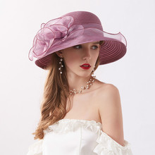 Korean Version Sunshade Hat Female Summer Organza Basin Hats Sun Protection Foldable Beach Sunscreen Cap Lady Elegant Caps H6515 2024 - buy cheap