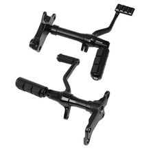 Kit de controles delanteros con clavijas, palancas de enlace aptas para Harley Sportster 883 1200 1991-2003, piezas de motocicleta, Kit completo negro 2024 - compra barato