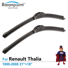 Kit de limpador de para-brisas renault thalum 1999 a 2008, 21 + 18 polegadas, 2, todos os estações, limpador de borracha 2024 - compre barato