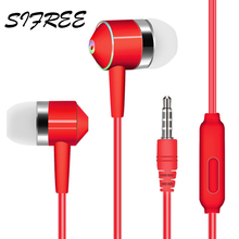 Bass Sound Earphone Headphones In-Ear Sport Earphones with mic for xiaomi iPhone Samsung Headset fone de ouvido auriculares MP3 2024 - buy cheap