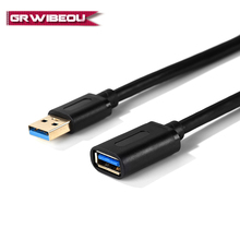 Cable de extensión USB Cable USB 3,0 Cable para Smart TV PS4 Xbox SSD USB3.0 2,0 extensor de Cable de datos Mini cable de extensión con interruptor USB 2024 - compra barato