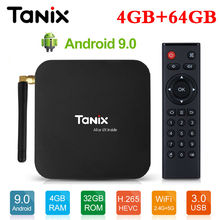 Tanix TX6 Android 9.0 TV BOX Allwinner H6 Quad core 4G 32G/64G 2.4G+5G Wifi Set Top Box 4K HD BT 4.1 Google Smart Media Player 2024 - buy cheap