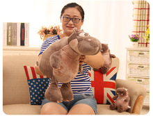 lovely plush simulation hippo toy stuffed hippo doll gift about 40cm 2024 - buy cheap