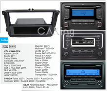 Panel de Radio Fascia de un solo Din/doble Din para VW Golf, Jetta, Magotan, Multivan, Lavida, Passat, Marco, Kit de tablero de placa de ajuste Facia 2024 - compra barato