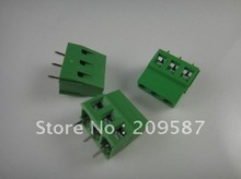 100pcs 3 Pin Screw Terminal Block Connector 5mm Pitch G 2024 - buy cheap