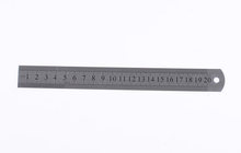 20cm straight steel ruler Stainless steel metal ruler 2pcs 2024 - buy cheap