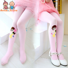 Kids Girls Colored Tights Velvet Candy Colors Cute Cat Fish Tights for Baby Children Pantyhose Stocking Autumn 2024 - buy cheap