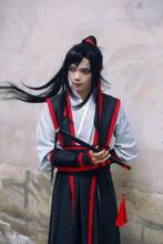 Mo Dao Zu Shi Cosplay Wei Wuxian Young Grandmaster of Demonic Cultivation Costume Anime Wei wuxian Wig shoes Flute Costume 2024 - buy cheap