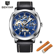 BENYAR Mens Watches Set Reloj Hombre Top Brand Automatic Mechanical Waterproof Leather Sport Watch Men Relogio Masculino 2024 - buy cheap