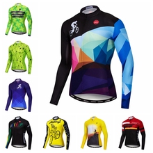 Weimostar Cycling Jersey Long Sleeve Men Autumn 2021 Pro Team Cycling Clothing Camisa Ciclismo Mountain Bike Jersey Bicycle Wear 2024 - buy cheap