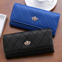 New famous brand women wallets and purses pu Leather 3 fold Clutch bag carteira Long femme  money clip dollar cards wallet 2024 - buy cheap