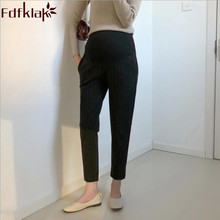 Spring Summer Fashion Maternity Clothes For Pregnant Women High Waist Maternity Trousers Pregnant Pants Black M-XXL Fdfklak 2024 - buy cheap