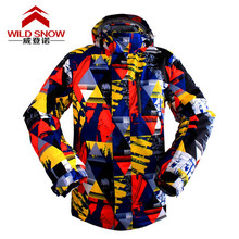 Waterproof Windproof Winter ski jacket men Outdoor Sports Wear Full Sleeve Hooded Plus Size Camping Coat Snowboarding Jackets 2024 - buy cheap