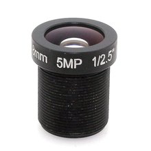 5MP 8mm HD CCTV Lens For Security IP Camera F2.0 M12 Mount Fixed Iris Format 1/2.5 2024 - buy cheap