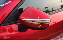Lapetus-accesorios para Mazda CX-5 CX5 2015 2016 ABS, espejos retrovisores laterales, tira embellecedor de/con agujero de luz de giro 2024 - compra barato