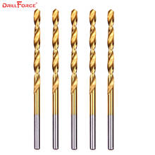 5PCS/Set 13mm Twist Spiral Drill Bits HSS Fully Ground DIN338 Titanium Coated Woodworking Wood Metric Drilling Tool For Metal 2024 - buy cheap
