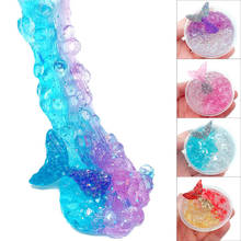 Toys for children 60ml transparent Mermaid Mud Mixing Cloud Slime colorful foam beads Putty Scented Stress Kids Clay Toy #20 2024 - buy cheap