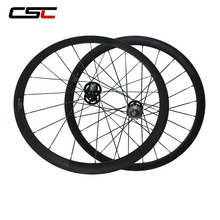 Ruedas de pista de carbono 700C para ciclismo, juego de ruedas tubulares con cubo de engranaje fijo, 38/50/60/88mm 2024 - compra barato