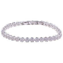 Bettyue-pulsera blanca con colgante de zirconia, accesorio de lujo, a la moda, joyería de cristal, para fiesta de boda 2024 - compra barato