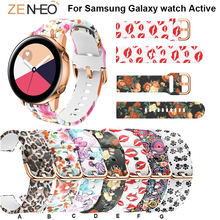 20mm silicone Watch band For Samsung Galaxy watch Active 2/Gear S2/gear sport Women's bracelet Watches straps replace wristband 2024 - buy cheap