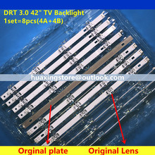 100% novos 8 pces (4 * a, 4 * b) tiras de led para lg innotek drt 3.0 42 "-a/b tipo 6916l 1709b 1710b 1957e 1956e 6916l-1956a 6916l-1957a 2024 - compre barato