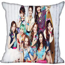 Fan Xi-fundas de almohada cuadradas de seda estampadas para niña, KPOP personalizadas, decoración para el hogar, con cremallera, De satén (un lado) 2024 - compra barato