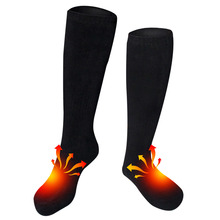 3.7V Heated Socks Cotton Spandex Electric Heating Socks for Winter Warm Men and Women with L M Size optional 2024 - buy cheap