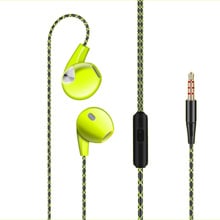 Fonge-Auriculares deportivos S900 con conector de 3,5mm, audífonos estéreo de graves profundos, a prueba de sudor, con micrófono para iPhone y Samsung 2024 - compra barato