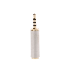 2.5mm Male To 3.5mm Female Audio Connector Stereo Full Metal Earphone Converter Adapter For Mobile Phone 2024 - buy cheap