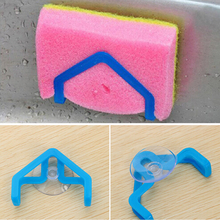 Pratical Sponge Holder Suction Cup Convenient Home Kitchen Holder Kit Tools Utensils Gadget Wall Box Holder Random Color 2024 - buy cheap