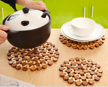 Utensílios de cozinha de bambu oco, copo de café reforçado, base circular para tigela, descanso para copo redondo, elb 257, 1 peça 2024 - compre barato